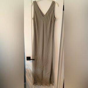Banana Republic Silk V-Neck Dress